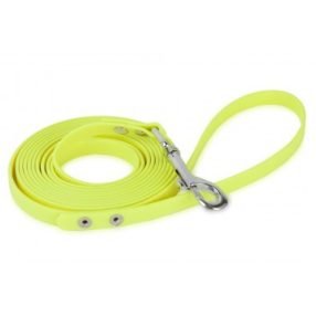 Firedog BioThane póráz 13 mm 1,2 m fogóval neon yellow