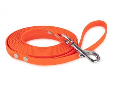 Firedog BioThane póráz 13 mm 2 m fogóval orange