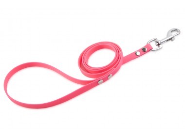 Firedog BioThane póráz 13 mm 2 m fogóval pink