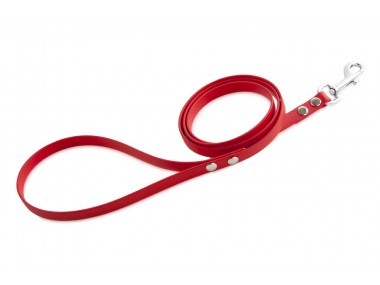 Firedog BioThane póráz 13 mm 2 m fogóval red