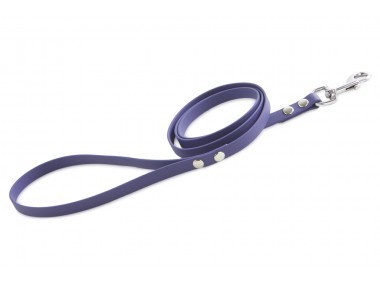 Firedog BioThane póráz 13 mm 2 m fogóval violet