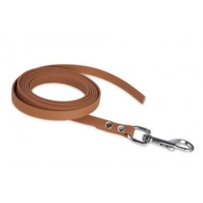   Firedog BioThane póráz 13 mm 2 m fogó nélkül light brown