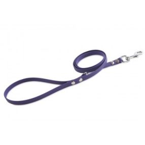 Firedog BioThane póráz 13 mm 3 m fogóval & D-ring violet