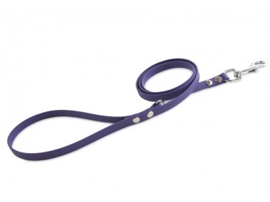 Firedog BioThane póráz 13 mm 3 m fogóval & D-ring violet