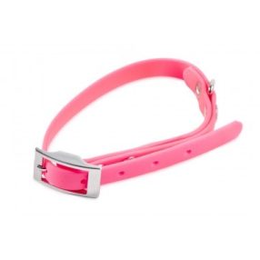 Firedog BioThane nyakörv Basic 19 mm 30-38 cm pink