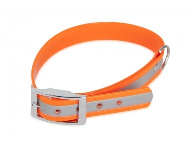 Firedog BioThane nyakörv Basic Fényvisszaverő 19 mm 30-38 cm orange