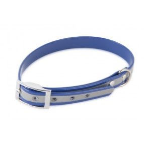   Firedog BioThane nyakörv Basic Fényvisszaverő 19 mm 50-58 cm blue