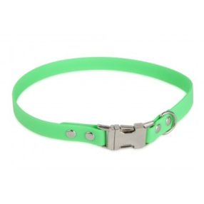 Firedog BioThane nyakörv Clip 19 mm 35 cm light green