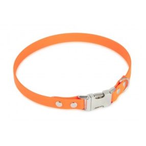 Firedog BioThane nyakörv Clip 19 mm 38 cm orange