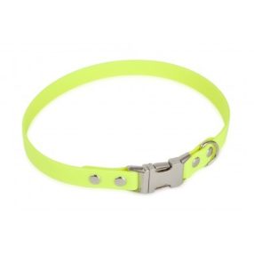 Firedog BioThane nyakörv Clip 19 mm 39 cm neon yellow
