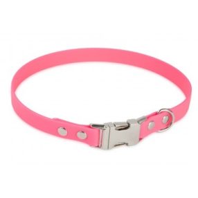 Firedog BioThane nyakörv Clip 19 mm 46 cm pink