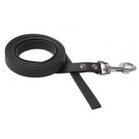 Firedog BioThane póráz 19 mm 1 m fogó nélkül black