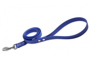 Firedog BioThane póráz 19 mm 1,2 m fogóval & D-ring blue