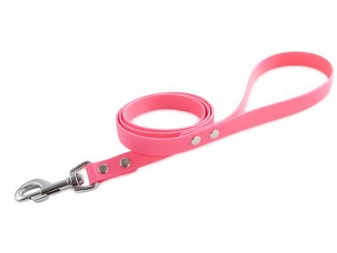 Firedog BioThane póráz 19 mm 1,2 m fogóval pink