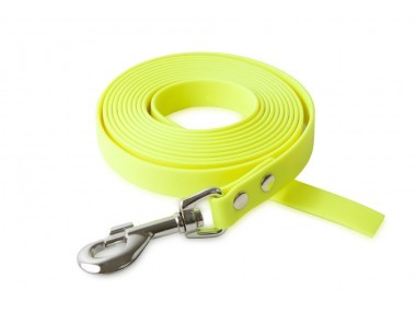 Firedog BioThane póráz 19 mm 2 m fogó nélkül neon yellow