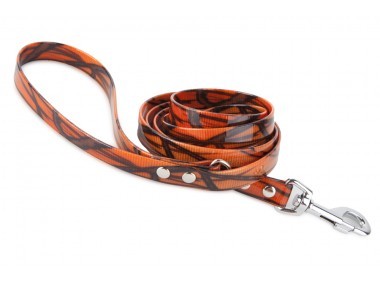 Firedog BioThane póráz 19 mm 2 m fogóval & D-ring camo orange