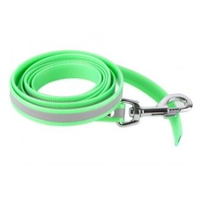   Firedog BioThane póráz Fényvisszaverő 19 mm 1 m fogó nélkül light green