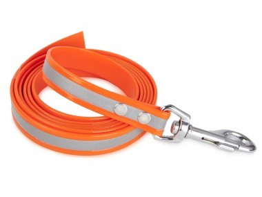 Firedog BioThane póráz Fényvisszaverő 19 mm 2 m fogó nélkül orange