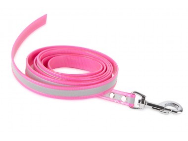 Firedog BioThane póráz Fényvisszaverő 19 mm 2 m fogó nélkül pink