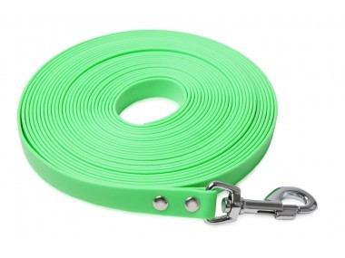 Firedog BioThane Nyomkövető póráz 19 mm 10 m light green