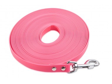 Firedog BioThane Nyomkövető póráz 19 mm 10 m pink