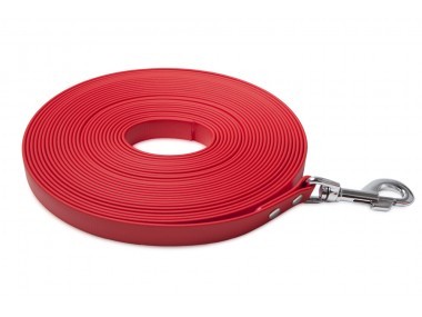 Firedog BioThane Nyomkövető póráz 19 mm 13 m red