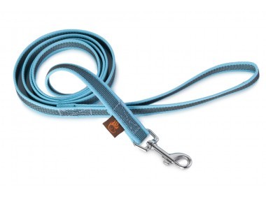 Firedog Gumírozott póráz 20 mm 3 m fogóval aqua blue