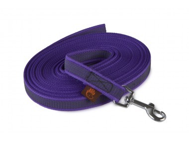 Firedog Nyomkövető Gumírozott póráz 20 mm classic karabíner 5 m violet