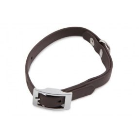 Firedog BioThane nyakörv Basic 25 mm 40-48 cm dark brown