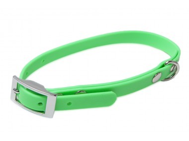 Firedog BioThane nyakörv Basic 25 mm 55-63 cm light green