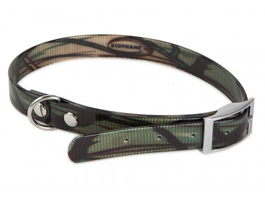 Firedog BioThane nyakörv Basic 25 mm 45-53 cm camo olive