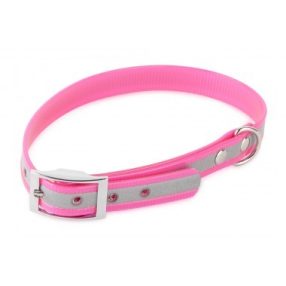   Firedog BioThane nyakörv Basic Fényvisszaverő 25 mm 60-68 cm pink
