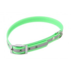   Firedog BioThane nyakörv Basic Fényvisszaverő 25 mm 65-73 cm light green