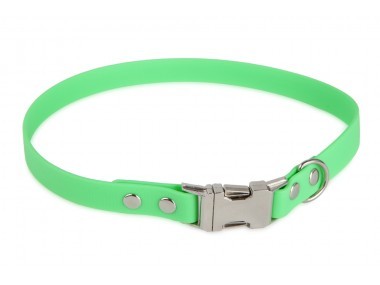 Firedog BioThane nyakörv Clip 25 mm 35 cm light green