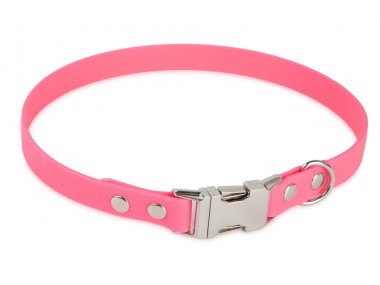 Firedog BioThane nyakörv Clip 25 mm 35 cm pink