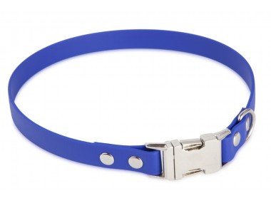 Firedog BioThane nyakörv Clip 25 mm 37 cm blue