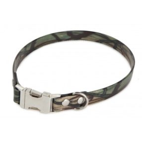Firedog BioThane nyakörv Clip 25 mm 36 cm camo olive