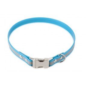   Firedog BioThane nyakörv Clip Fényvisszaverő 25 mm 35 cm turquois