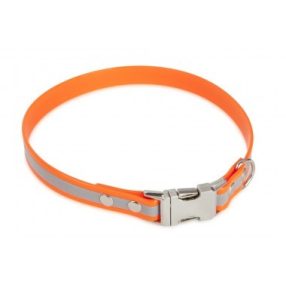   Firedog BioThane nyakörv Clip Fényvisszaverő 25 mm 48 cm orange