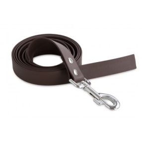 Firedog BioThane póráz 25 mm 1 m fogó nélkül dark brown