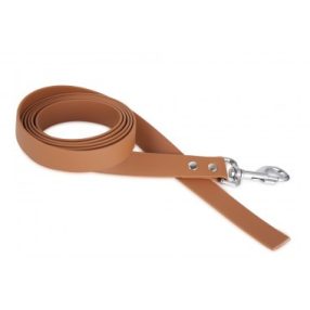  Firedog BioThane póráz 25 mm 1 m fogó nélkül light brown