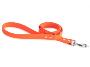 Firedog BioThane póráz 25 mm 3 m fogóval & D-ring orange