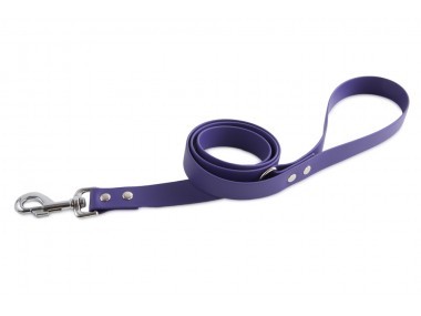 Firedog BioThane póráz 25 mm 3 m fogóval & D-ring violet