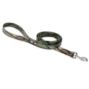   Firedog BioThane póráz 25 mm 3 m fogóval & D-ring camo olive