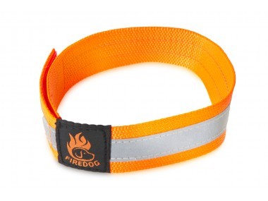 Firedog Fényvisszaverő nyakörv tépőzárral 30 mm 40 cm neon orange