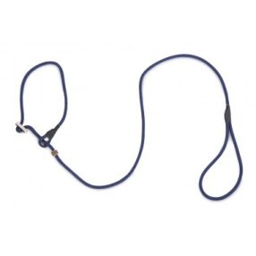   Firedog Moxon retriever póráz Profi 6mm 130 cm navy blue dupla agancs stoppal