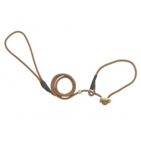   Firedog Moxon retriever póráz Classic 6 mm 130 cm light brown dupla agancs stoppal