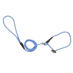   Firedog Moxon retriever póráz Classic 6 mm 130 cm light blue dupla agancs stoppal