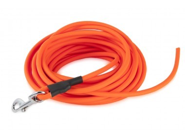 Firedog BioThane póráz kerekített 8 mm 1 m fogó nélkül orange