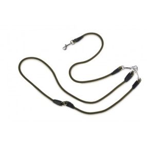   Firedog Vadász póráz 8 mm M 230 cm classic karabíner khaki